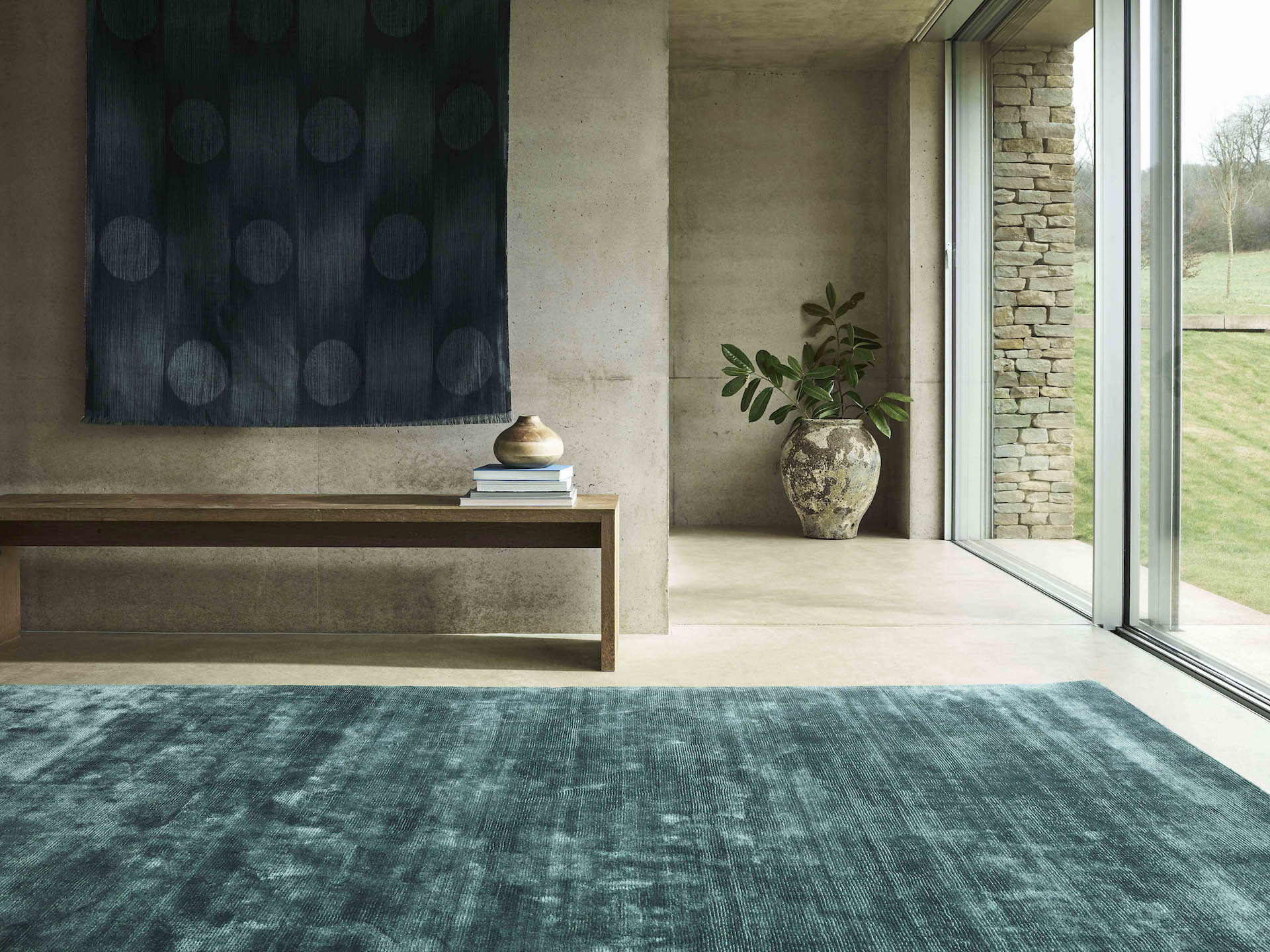 Jacaranda Almora Jade Rug
