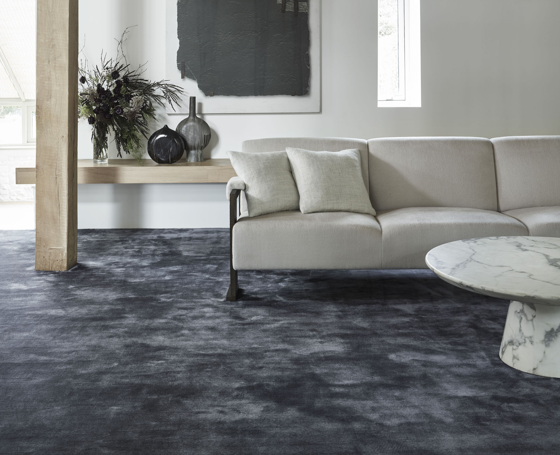Kheri Delphinium carpet by Jacaranda