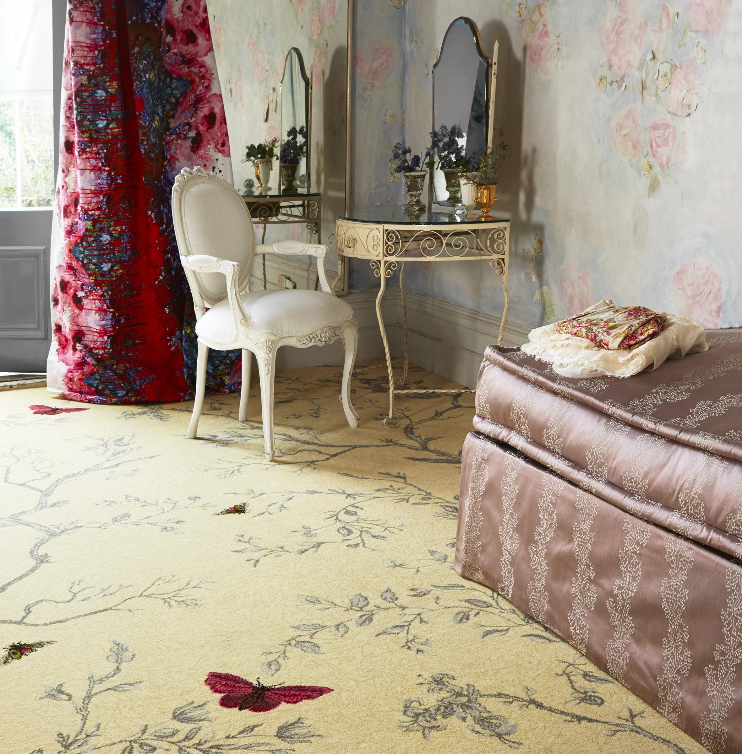 Brinton Carpet in a bedroom setting